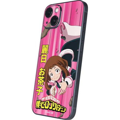 My Hero Academia Ochaco Uraraka Season 4 iPhone 14 Plus Skin
